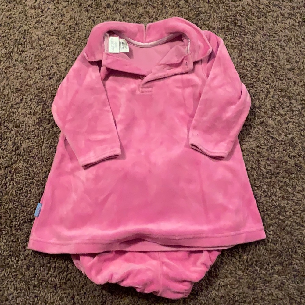 Pink Velvet Dress
